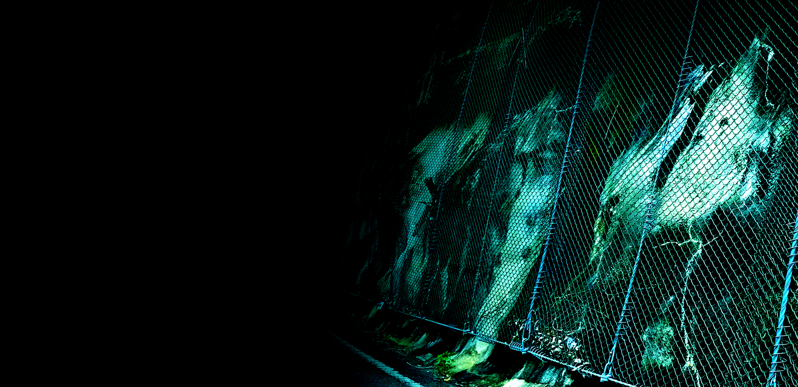 デジタル技術が進化しても土砂崩れを防いでいる針金です