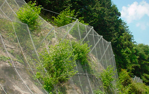 Rockfall prevention nets