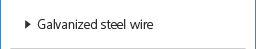 Galvanized steel wire